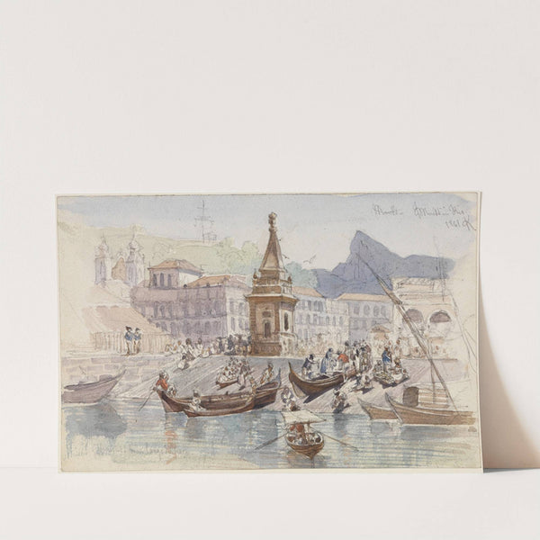 Markt in Rio (1861) by Ferdinand Keller