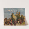 Markt in Sofia by Max Friedrich Rabes