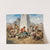 Markt in Szolnok mit der Dreifaltigkeitssäule (1853) by August von Pettenkofen