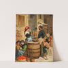 Marktszene in Triest by Moritz Stifter