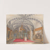 Marmeren voorhal bij de Gotische Zaal, paleis Kneuterdijk, Den Haag by Augustus Wijnantz
