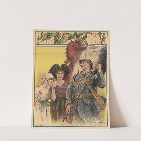 Marne. Yser. Somme. Verdun. L&#8217;Aurore (1918) by Henri Royer