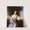 Marriage Portrait of Charlotte de Rothschild by Moritz Daniel Oppenheim