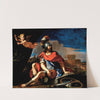 Mars with Cupid by Guercino
