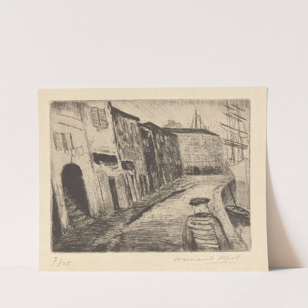 Marseille. Quai (1929) by Armand Apol