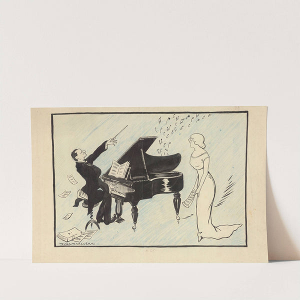 Marthe Régnier et Raoul Gunsbourg (1910s) by Yves Marevéry
