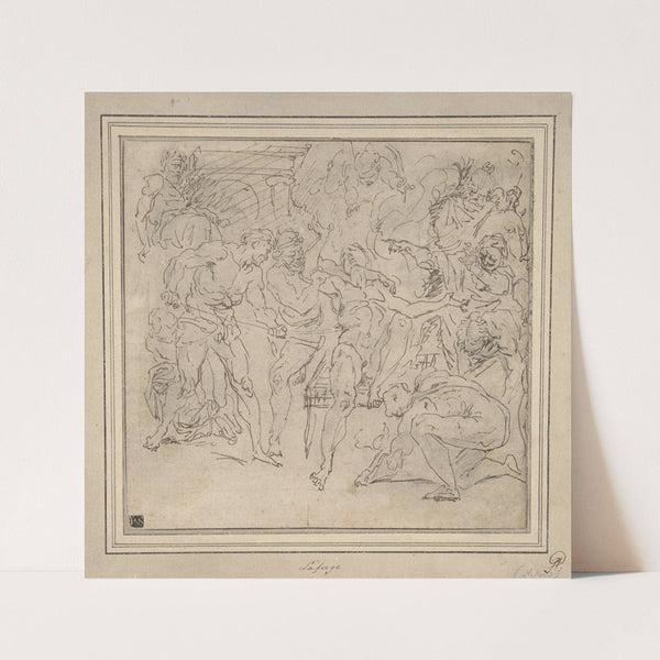 Martydom of St. Lawrence by Raymond de La Fage