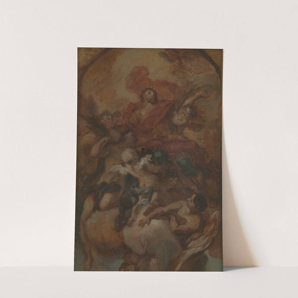 Mary as Queen of Heaven or Apotheosis of Saint by Antonio Balestra