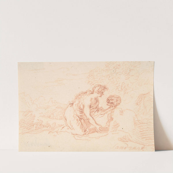 Mary Magdalen Penitent by Joachim Von Sandrart