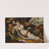 Mary Magdalene Sleeping In A Grotto, A Hilly Landscape Beyond by Master Of The Prodigal Son