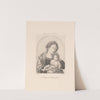 Mary with Child (1881) by Henri-Charles Guérard