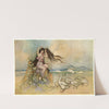 Marziella on the Sea-shore by Warwick Goble