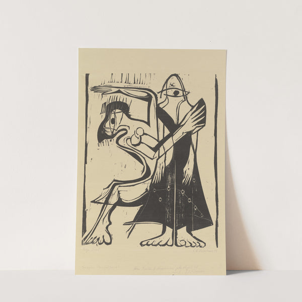Maskentanz (1928) by Ernst Ludwig Kirchner
