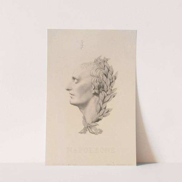 Masque de Napoléon (1840) by Luigi Calamatta