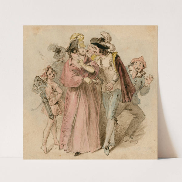 Masquerade by John Massey Wright