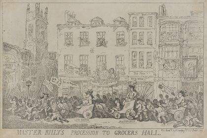 Master Billy’s procession to Grocers’ Hall (1784)
