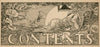 Masthead illustrations for Lamb’s Tales from Shakespeare – Contents (1917-1918)