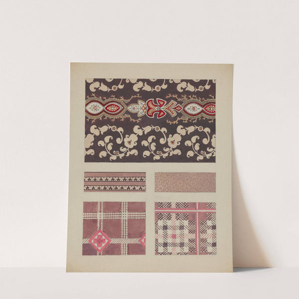 Materials from Quilt by Dorothy Posten