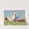 Matterhorn und Riffelsee.. by Hans Maurus