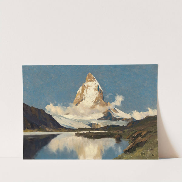 Matterhorn und Riffelsee by Hans Maurus