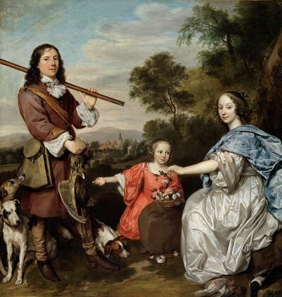 Matthijs Pompe van Slingelandt and Family (1655)