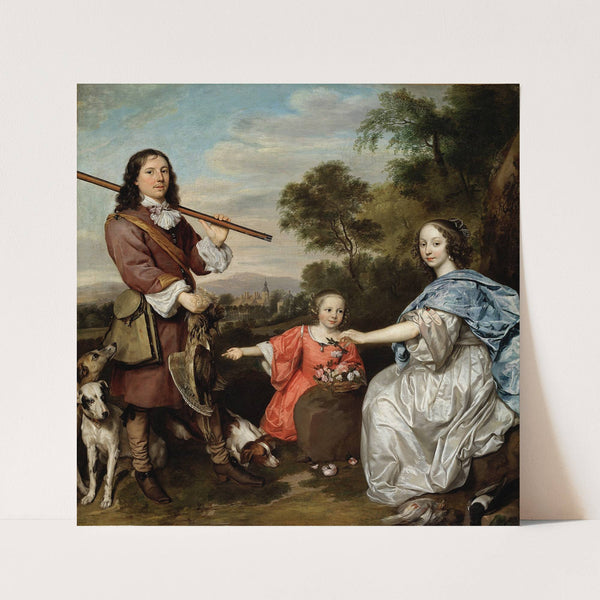 Matthijs Pompe van Slingelandt and Family (1655) by Jan Mijtens