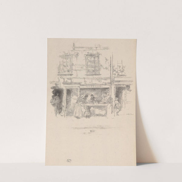 Maunder’s Fish Shop (1890) by James Abbott McNeill Whistler