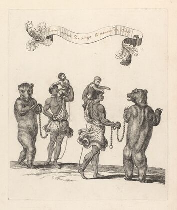 Maures portant des singes et menans des ours (1670)