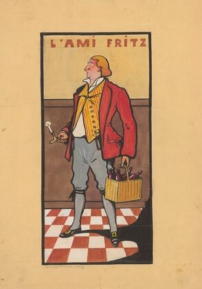 Maurice de Féraudy dans ‘L’ami Fritz’ de Emile Erckmann et Alexandre Chatrian (1914)