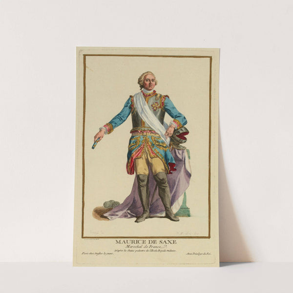 Maurice de Saxe by Pierre Duflos