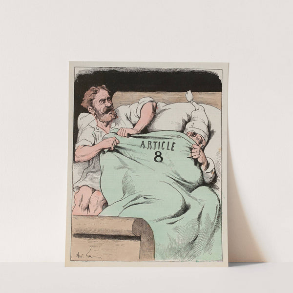 Mauvais coucheur (1877) by André Gill