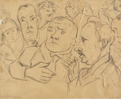 Max Beckmann in Company (1922)