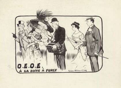 Max Dearly et Albert Brasseur dans ‘O.E.O.E.’ de Hugues Delorme et Jean Deyrmon (1909)