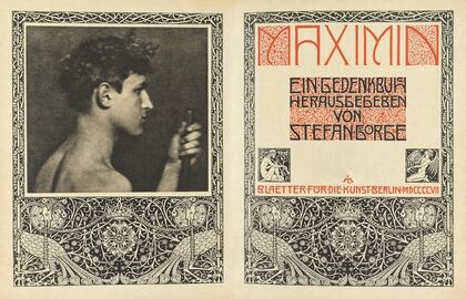Maximin. Ein Gedenkbuch (1907)