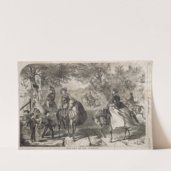 May Day in the Country (1859) by Winslow Homer