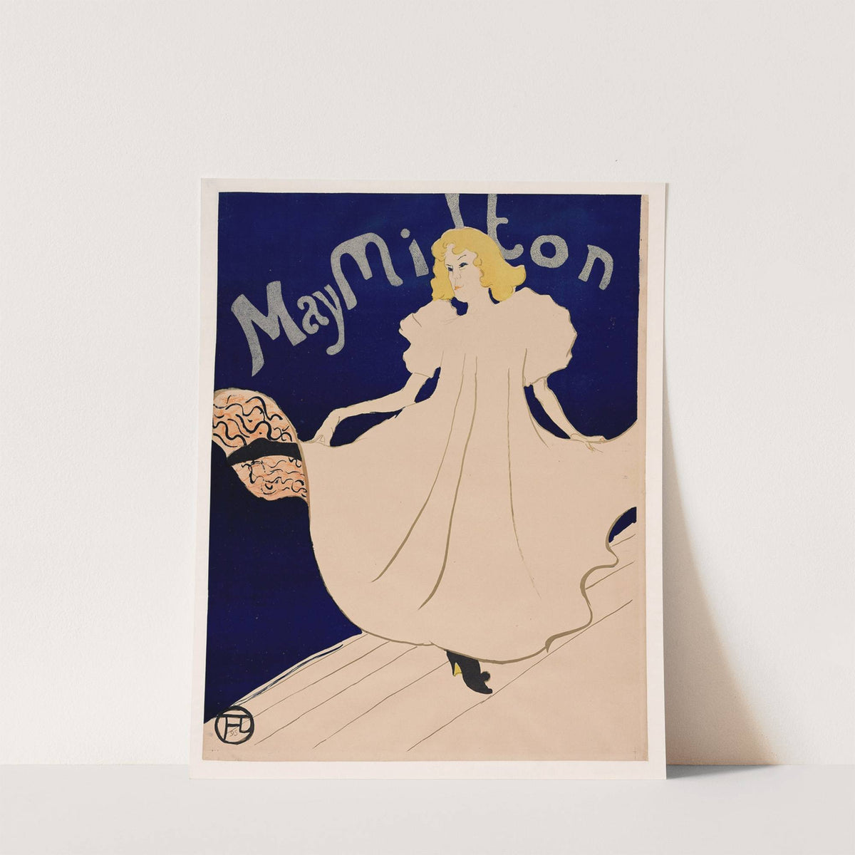 May Milton by Henri de Toulouse-Lautrec