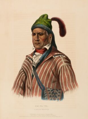 Me-Na-Wa. A Creek Warrior