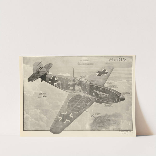 Me109 - Tactical Poster 109 by Anonymous