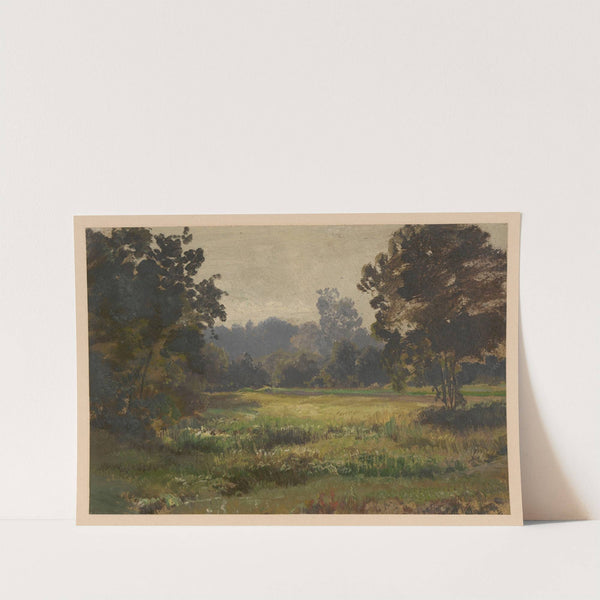 Meadow in Spreewald (1850-1881) by Adolf Dressler