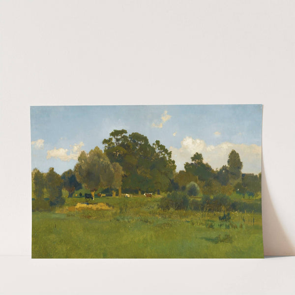 Meadow With Cows by Eugen Jettel