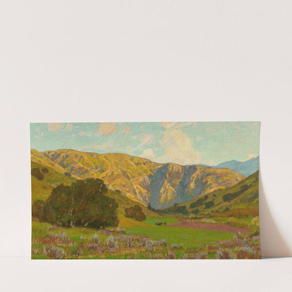 Meadow with Distant Hills (1907) by William Wendt