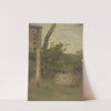 Meadow with small wall (1841) by Jakob Becker
