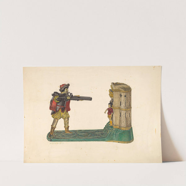 Mechanical Toy Bank (c. 1940) by Milton Bevier