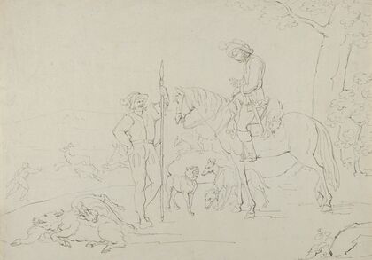 Medieval Hunting Scene