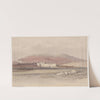 Medint [sic] Abou [Medinet Habu], Thebes. Dec. 8th, 1838. (1846-1849) by David Roberts