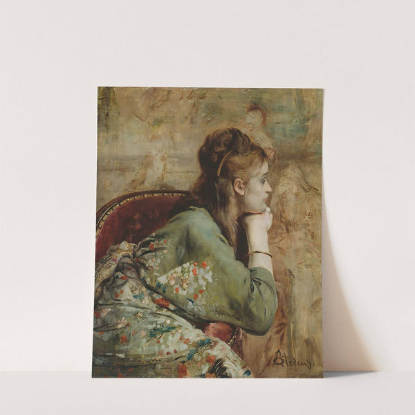 Meditation (circa 1872) by Alfred Stevens