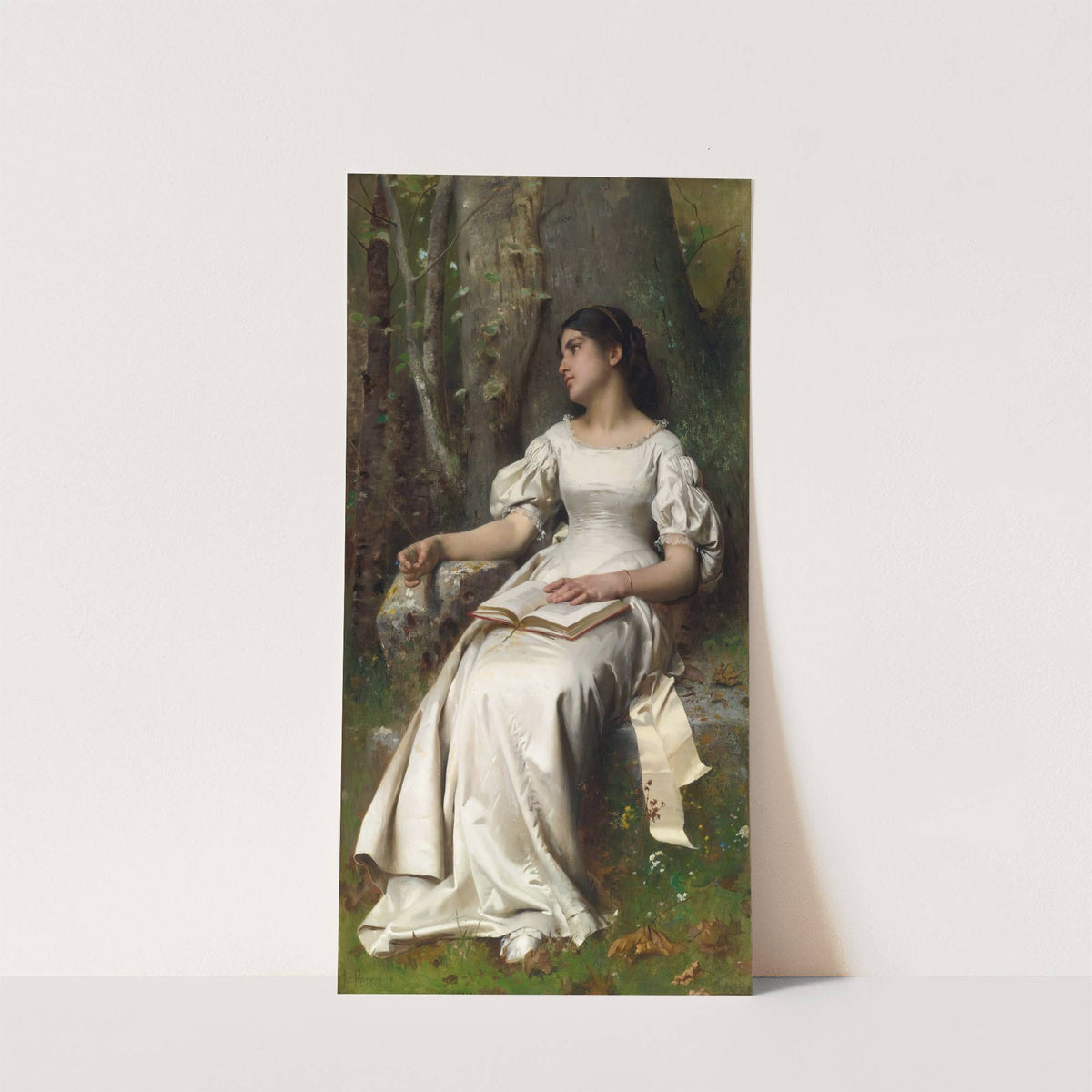 Meditation by Léon-Jean-Basile Perrault