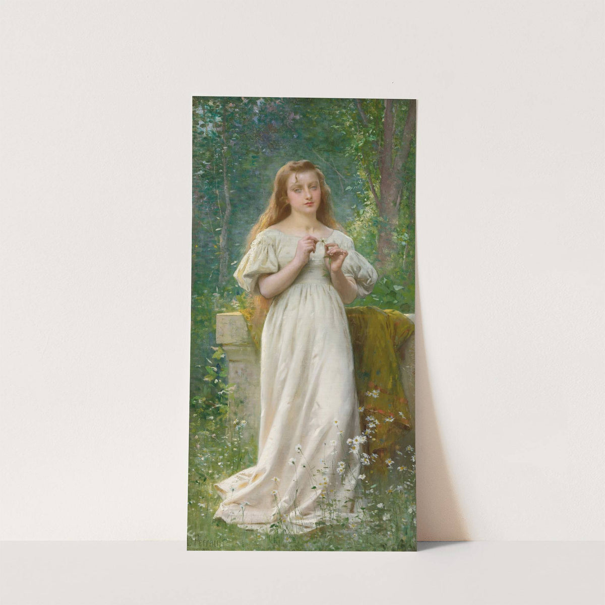 Meditation (1900) by Léon-Jean-Basile Perrault
