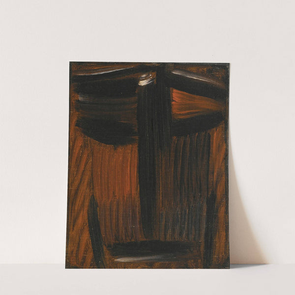 Meditation; Black- Orange Glowing (1936) by Alexej von Jawlensky