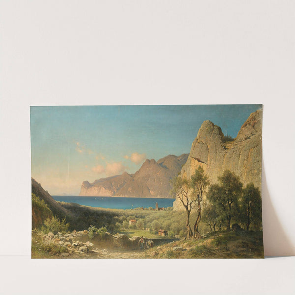 Mediterranean landscape by Aleksander Swieszewski